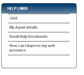 Help links which appears on left of screen when you click on help in the back office of your website